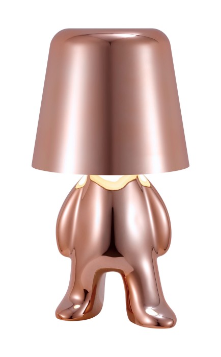 Casaya Figurtischleuchte 1 Rosegold, 17,5 cm, 997211